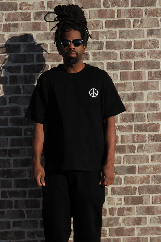DFP Embroidered Peace Sign T-Shirt